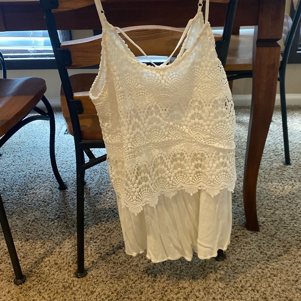 White Lace Romper